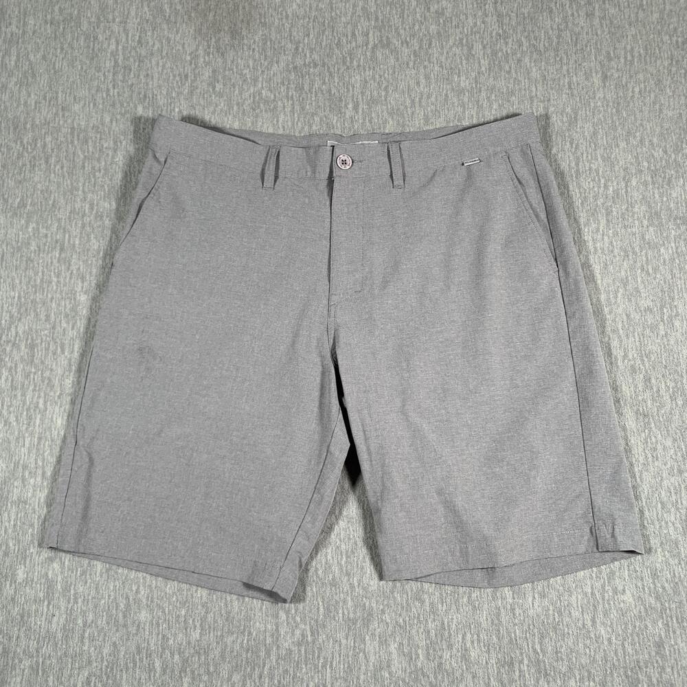 TravisMathew Shorts Mens 38 Gray Golf Chino Stretch Performance